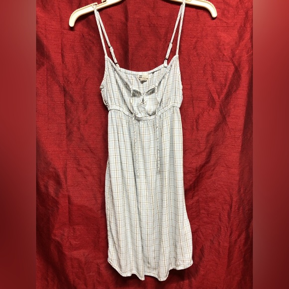 Billabongs ‘Feeling Blue’ Mini slip plaid dress - Picture 6 of 8